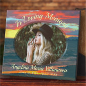 記念日没の日1490 フォトプラーク