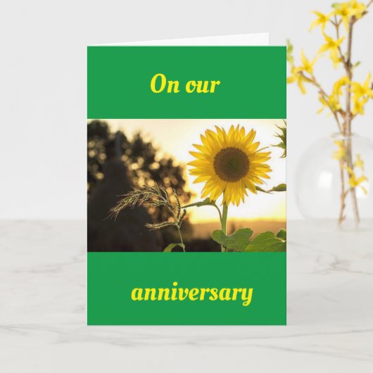 記念日祝に**う*** カード (黄色い花)