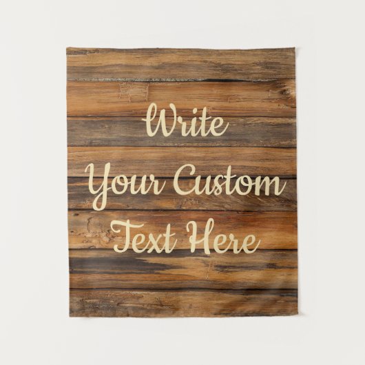 記念日素朴パーティーフォトブースBackdrop Wood タペストリー (正面)