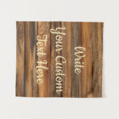 記念日素朴パーティーフォトブースBackdrop Wood タペストリー (正面(横))