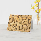 記念日結婚のカシューナッツ カード (黄色い花)