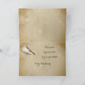 記念日結婚のケストレル《鳥》ハヤブサ野生鳥類 カード (内部)