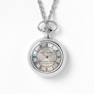 記念日結婚の女性のパーソナライズ（写真） 腕時計