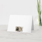 記念日結婚式-くまおよびプラシ天 カード (裏面)