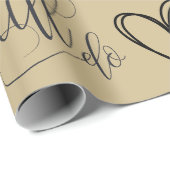 記念日金ゴールドテーマ ラッピングペーパー (ロールコーナー)