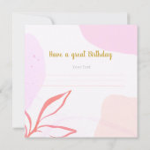 記念日金ゴールドピンク大理石 (裏面)