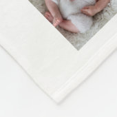 記念日33フォトコラージュパーソナライズされた フリースブランケット (角)