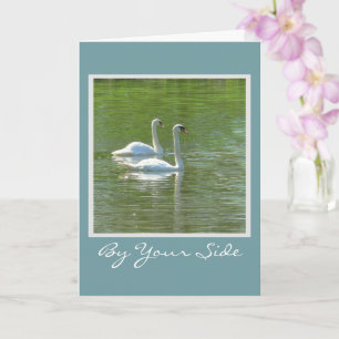 記念日/いつも側に/二羽のスワンが滑る カード