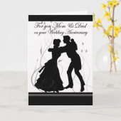 記念日 お母さん お父さん ダンシング カップル カード (黄色い花)