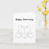 記念日 カード (黄色い花)