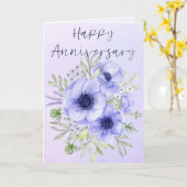 記念日 カード (黄色い花)