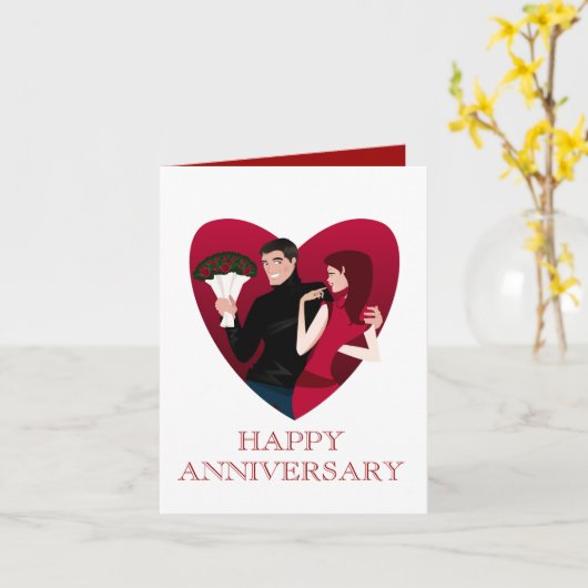 記念日 カード (黄色い花)