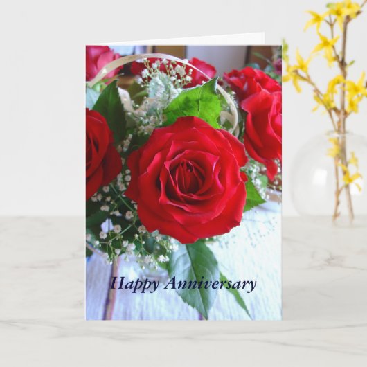 記念日 カード (黄色い花)