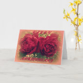 記念日 カード (黄色い花)