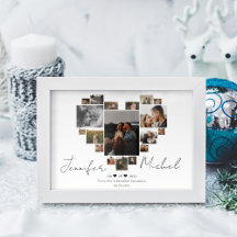 記念日 ハート コラージュ ポスター & プリント