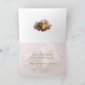 記念日 – ピンクファンシーのデイリー カード (内部)