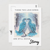 *～* 記念日 フォト 愛の鳥たち AP54 ポストカード (正面/裏面)