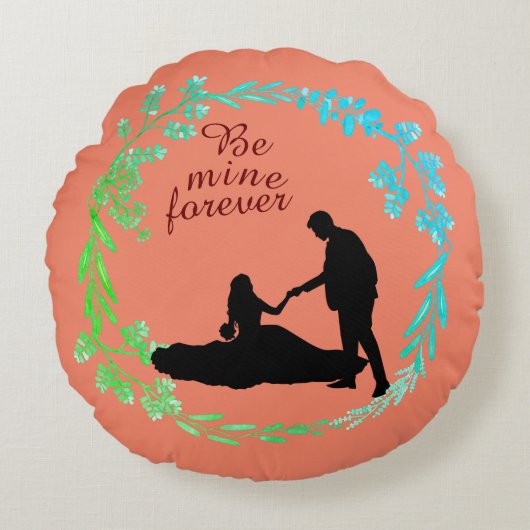 記念日 ラウンドクッション (正面)