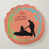 記念日 ラウンドクッション (裏面)