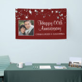 記念日 |任意の年 | Burgundy写真 横断幕 (トレードショー)