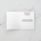 記念日、悔やみや弔慰 カード (内部)