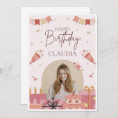 記念日 招待状 (正面/裏面)