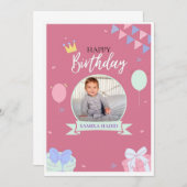 記念日 招待状 (正面/裏面)