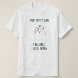 記念日、未来が待っている – モダン ユニセックスTシャツ Tシャツ