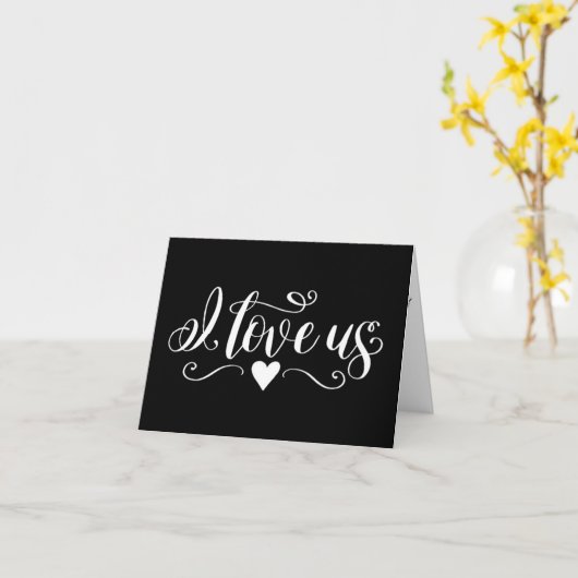 **記念日**私は「US」と「YOU MORE」が大好きです。 カード (黄色い花)