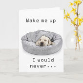 ***記念日***私を起こして祝 カード (黄色い花)