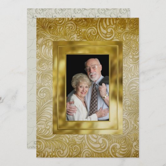 記念日/結婚式 - SRF 招待状 (正面/裏面)