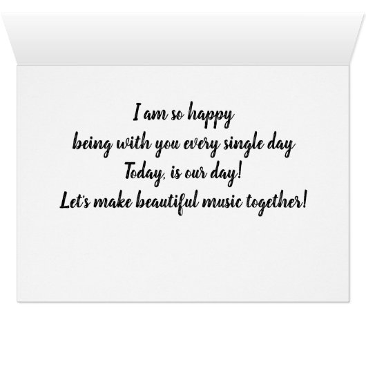 **記念日**美しい音楽を作りましょう (内部横(下))