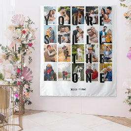 記念日 背景 20枚の写真 あなたは私のすべて タペストリー