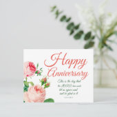 記念日 花の詩篇118:24   ポストカード (スタンド正面)