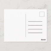 記念日 花の誕生日聖書 ポストカード (裏面)