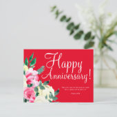 記念日 花の誕生日 聖書  ポストカード (スタンド正面)