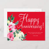 記念日 花の誕生日 聖書  ポストカード (正面/裏面)