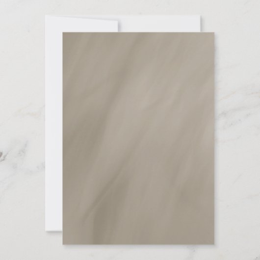 記念日 誕生日 50周年 アンティーク グレー ゴールド フレーム 招待状 (裏面)