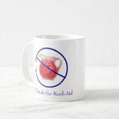記念星、koolaidは、かっこいいの…飲みません コーヒーマグカップ (正面左)
