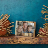 記念最高のパパ父の日のカスタム写真 フォトプラーク (側面)