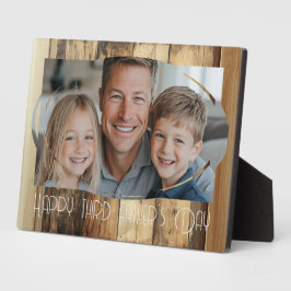 記念最高のパパ父の日のカスタム写真 フォトプラーク