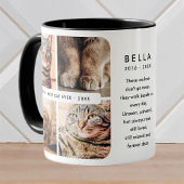 記念最高の猫の写真モダンコラージュ マグカップ