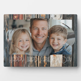 記念木製カスタムフォトファーザー日1 フォトプラーク