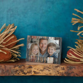 記念木製カスタムフォトファーザー日1 フォトプラーク (側面)