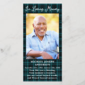 記念歌葬儀祈りの言葉しおりブループレイド (正面)