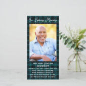 記念歌葬儀祈りの言葉しおりブループレイド (スタンド正面)