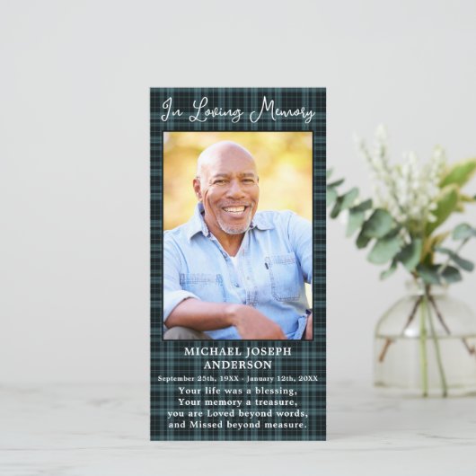 記念歌葬儀祈りの言葉しおりブループレイド (スタンド正面)