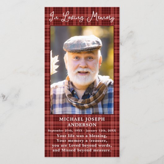 記念歌葬儀祈りの言葉しおり秋季紅葉狩 (正面)