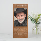 記念歌葬儀祈りの言葉カードしおり革 メニュー (スタンド正面)