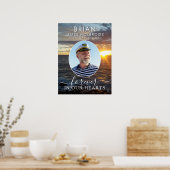 記念海の日没の写真が永遠に私たちのハート ポスター (キッチン)